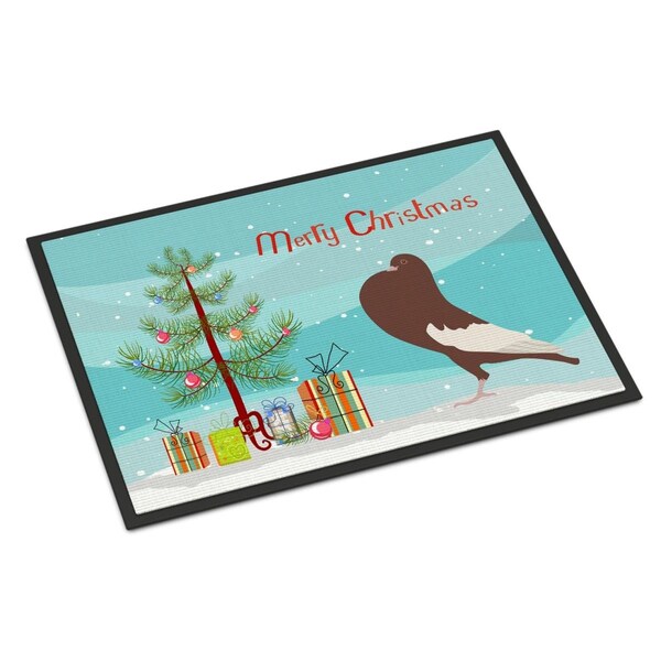 Carolines Treasures English Pouter Pigeon Christmas Indoor or Outdoor Mat, 24 x 36 in. BB9321JMAT - main